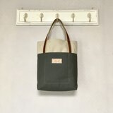 Michi  bag ＊トート　E　〈 アーミーグリーン〉の画像