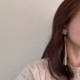 ◇とロングタッセルイヤリング/ピアスの画像
