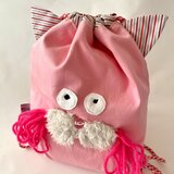 ねこちゃんお顔のナップザック