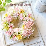 ふんわり優しい桜リース