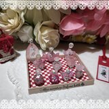 ミニチュア香水瓶 アリスからの贈り物  パフュームミニチュアボトル Alicebottle10個＆トレー＆ミニ栞 5の画像