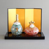 麻の葉のお雛様の画像