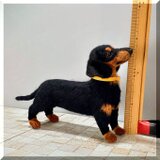 羊毛フェルト　犬　ダックスフンド 犬フィギュア　ダックス　ダックスフントの画像