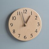 ﾄﾞﾝｸﾞﾘ 直径25cm 掛け時計 ﾌﾞﾅ【2502】の画像
