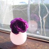 ワッフル丸花瓶～ぴんく～の画像