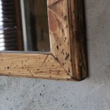 アンティーク風壁掛け鏡　ミラー　ダメージの画像