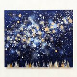 星と森F8号(アクリル原画)の画像