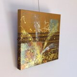 壁飾り「砂子の花」　15㎝角パネル　限定品の画像