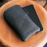《WATERPROOF LEATHER》レザースリーブケース　Mini　iPhone・スマホケース