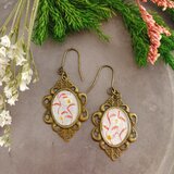 全て手描きのピアス _他にない唯一無二のアクセサリー　(01114)の画像