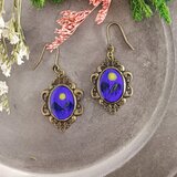 全て手描きのピアス _他にない唯一無二のアクセサリー　(01122)の画像