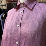 リトアニアリネン　森のブラウス　メンズM