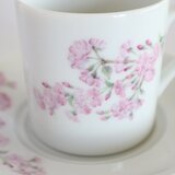 八重桜のコーヒーカップ