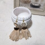 パーティーやプレゼントに 花弁シフォンピアス 2の画像