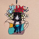 水差しに入ったぶ〜らぶ〜ら猫さん【Ｆ】の画像