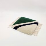 ノッティングの椅子敷 13緑/Mサイズの画像