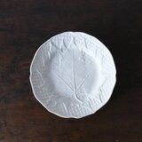 DJohnston/JVB ボルドー 葉とパニエ　レリーフ皿 アンティーク 050696  のコピーの画像