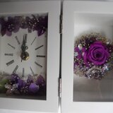 曼荼羅フラワー置き時計