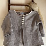 麻のボレロ（ショートジャケット）の画像