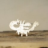 オバケオオカミのブローチの画像