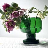 【nuutajarvi】Sargasso/サルガッソ フラワーベース （グリーン）・アラビア ヌータヤルヴィ カイフランクの画像