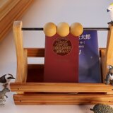 無垢の木　手提げ付アンティーク風小物入れです。新作です！の画像