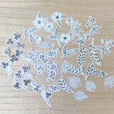 草花のマスキングシールの画像