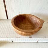 国産胡桃のコロコロとんがり小皿aの画像