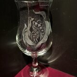 すずらんのグラス〜手彫りガラス〜の画像