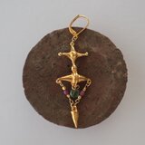 【片耳】古代の紋章の耳飾り＜ピアス/イヤリング＞の画像