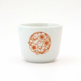 巳に梅　手描き蕎麦猪口の画像