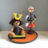 テディベア・兜セットの画像