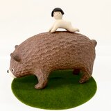 金タロウとヒグマ（ハイハイ）の画像