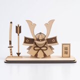 五月人形　兜飾り　こどもの日　端午の節句　名札付きの画像
