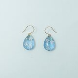 和紙ジュエリー　ピアス・イヤリング　しずく　桜の画像