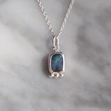 Medusa pendant ボルダーオパールの画像