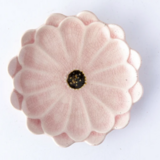 【大特価】【新品】【特価】 美濃焼　花型デイジー小皿プレート　ピーチ　10枚セット　サイズ：約Φ11.8×1.7cmの画像