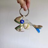 《毎日が楽しくなる》魚バックチャーム "  ピカリ  "   /ドールチャーム　no.226