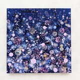 夜桜(アクリル原画)の画像