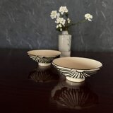 2客　鉄絵杯　酒器　小皿　豆皿　　　yk272の画像
