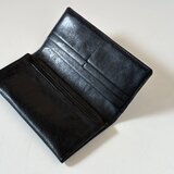 風琴マチ札入れ ( アマンダオイル ) ｜ 兵庫県産/革財布/日本伝統技法/クラシックの画像