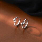 ピアス フープ 星 スターの画像