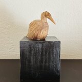 立方体に佇む水鳥の画像