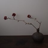 黒釉花入の画像