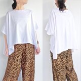 複数枚購入でお得♪　テントラインTシャツ（ホワイト）の画像