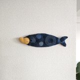 さかな indigoと木｜ 壁飾りの画像