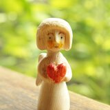 木彫り 天使　②の画像