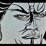 切り絵「広目天」の画像