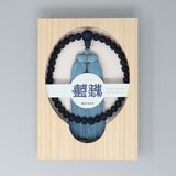 8mm 藍珠念珠女性用　山桜藍染　本絹藍染房　数珠　念珠　京都　JUA137の画像