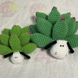 かぎ針編み海洋生物ウサギウミウシかわいい編みぐるみ (L サイズ)